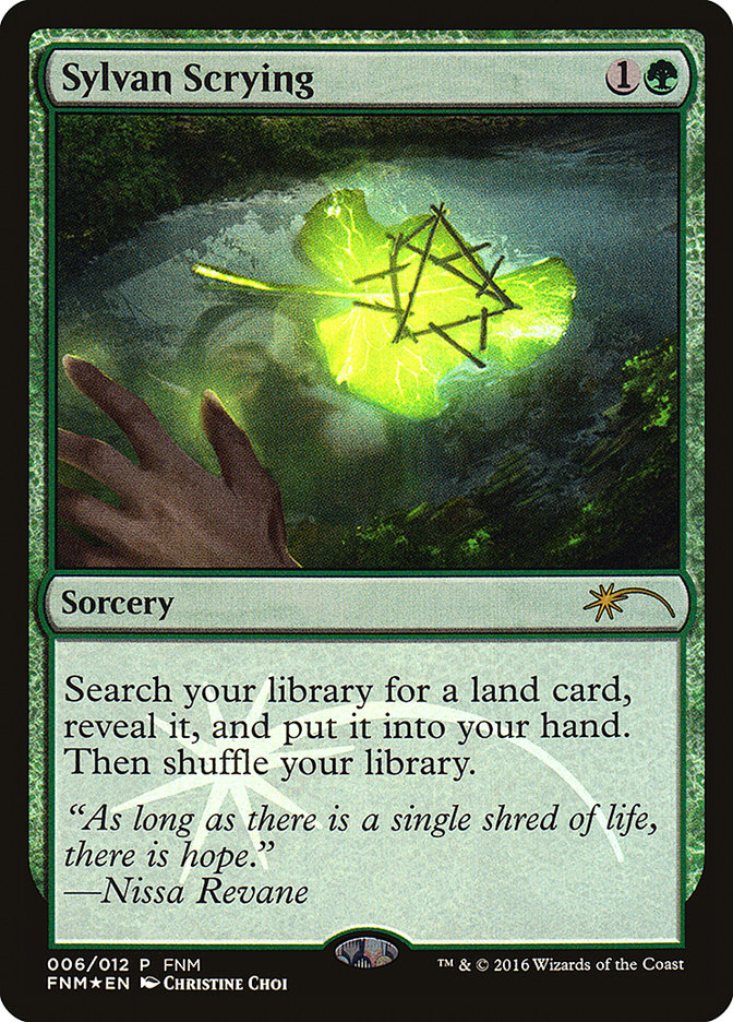 Sylvan Scrying [Friday Night Magic 2016] | Game Master's Emporium (The New GME)