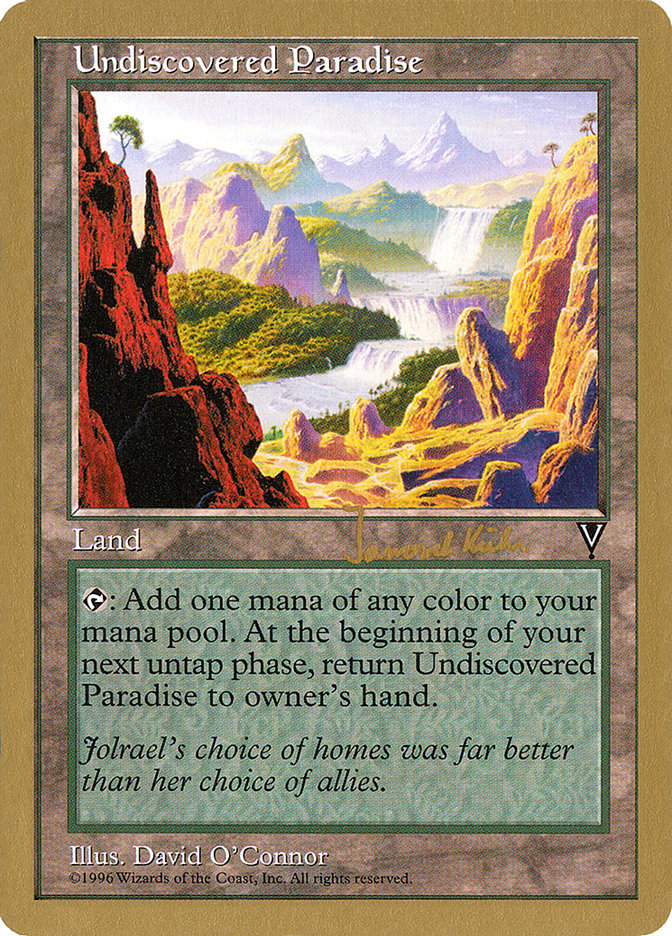 Undiscovered Paradise (Janosch Kuhn) [World Championship Decks 1997] | Game Master's Emporium (The New GME)