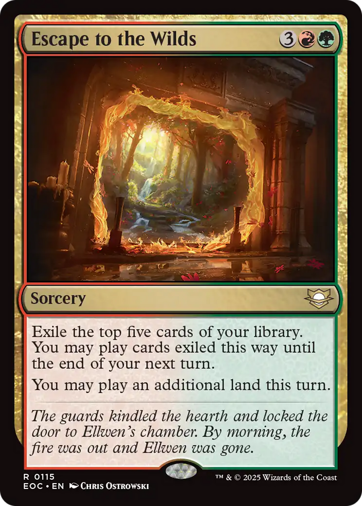 Escape to the Wilds [Edge of Eternities Commander] | Game Master's Emporium (The New GME)