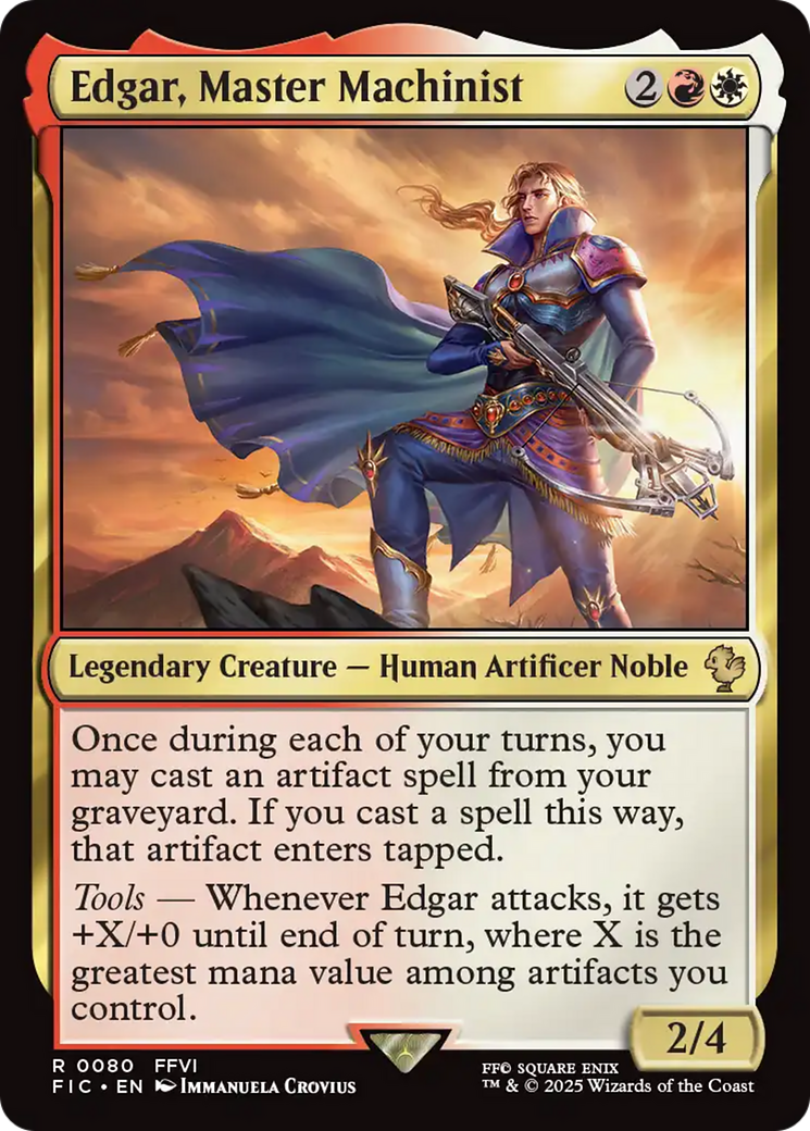 Edgar, Master Machinist [FINAL FANTASY Commander] | Game Master's Emporium (The New GME)