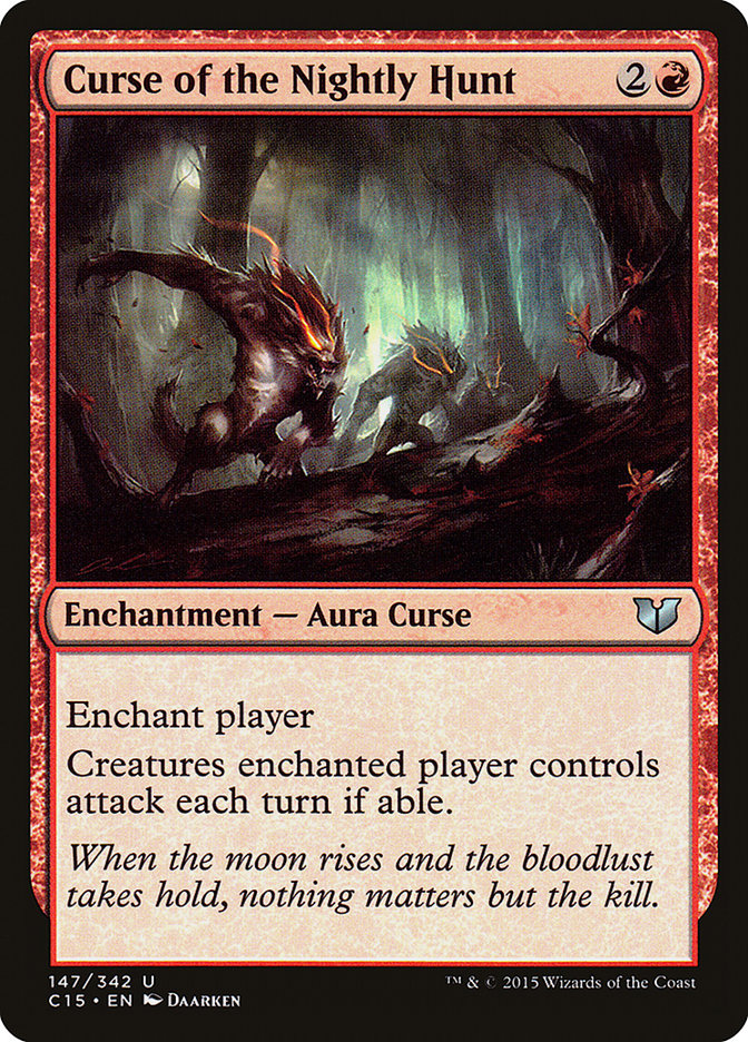 Curse of the Nightly Hunt [Commander 2015] | Game Master's Emporium (The New GME)