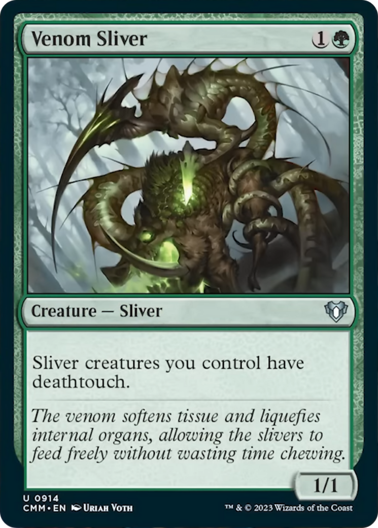 Venom Sliver [Commander Masters] | Game Master's Emporium (The New GME)