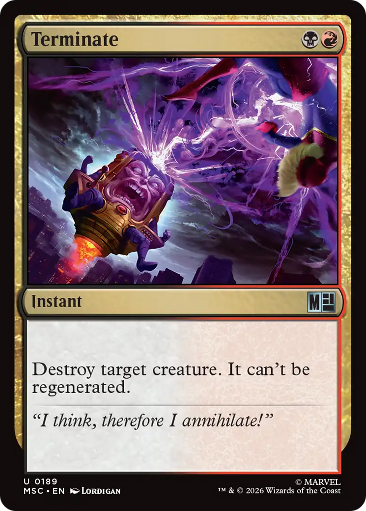 Terminate [Marvel Super Heroes Commander] | Game Master's Emporium (The New GME)