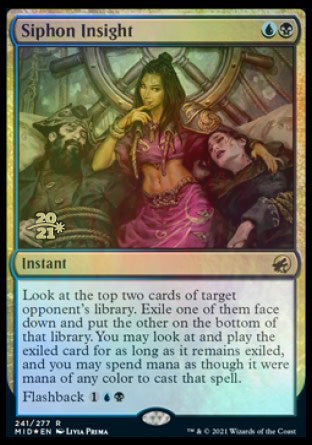 Siphon Insight [Innistrad: Midnight Hunt Prerelease Promos] | Game Master's Emporium (The New GME)