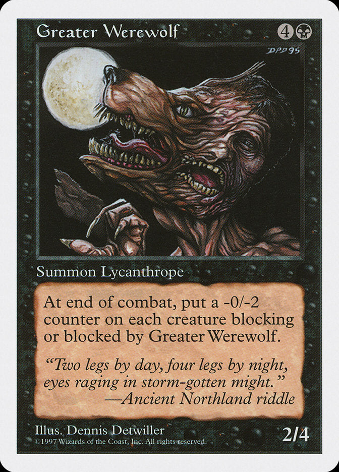 Greater Werewolf [Fifth Edition] | Game Master's Emporium (The New GME)