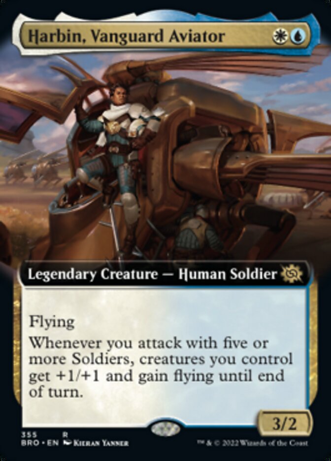 Harbin, Vanguard Aviator (Extended Art) [The Brothers' War] | Game Master's Emporium (The New GME)