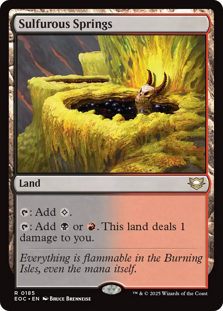 Sulfurous Springs [Edge of Eternities Commander] | Game Master's Emporium (The New GME)