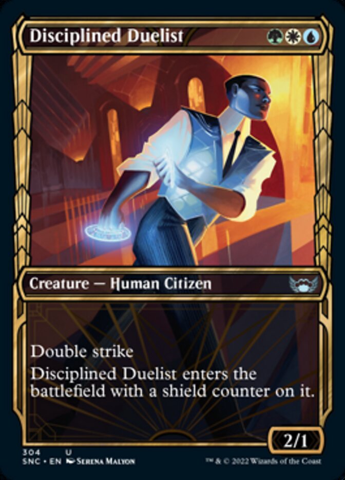 Disciplined Duelist (Showcase Golden Age) [Streets of New Capenna] | Game Master's Emporium (The New GME)