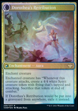 Dorothea, Vengeful Victim // Dorothea's Retribution [Innistrad: Crimson Vow Prerelease Promos] | Game Master's Emporium (The New GME)