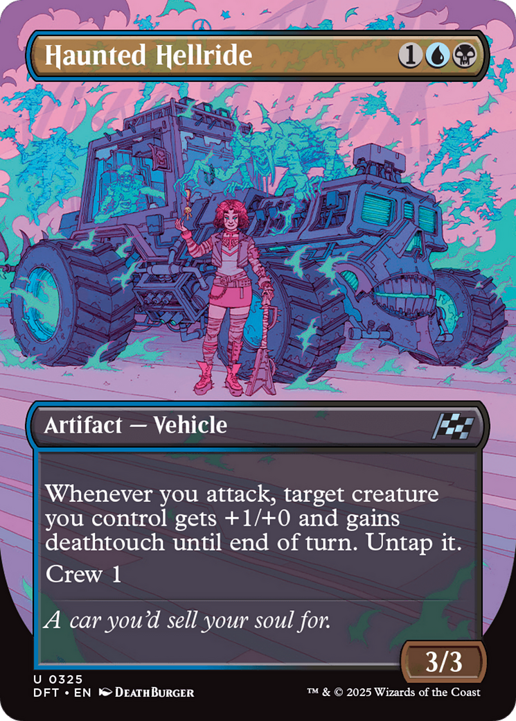 Haunted Hellride (Borderless) [Aetherdrift] | Game Master's Emporium (The New GME)