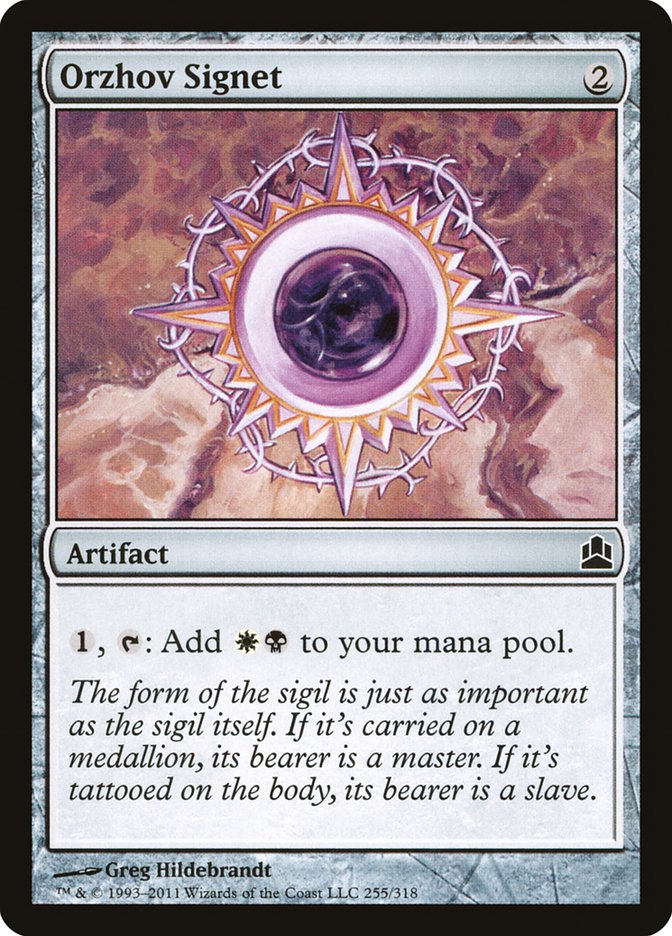 Orzhov Signet [Commander 2011] | Game Master's Emporium (The New GME)