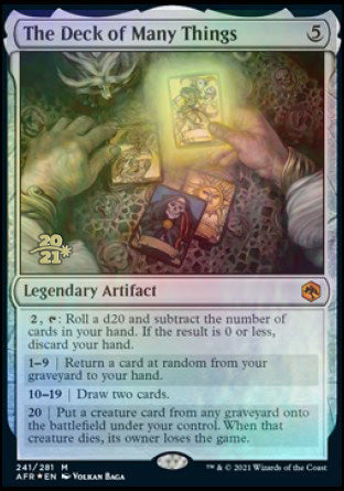 The Deck of Many Things [Dungeons & Dragons: Adventures in the Forgotten Realms Prerelease Promos] | Game Master's Emporium (The New GME)