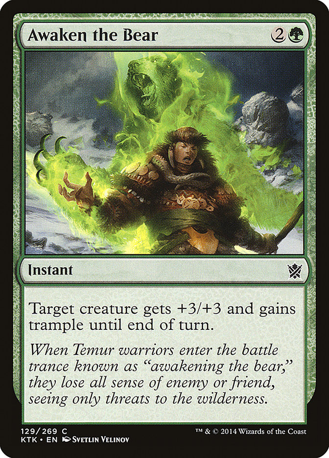 Awaken the Bear [Khans of Tarkir] | Game Master's Emporium (The New GME)