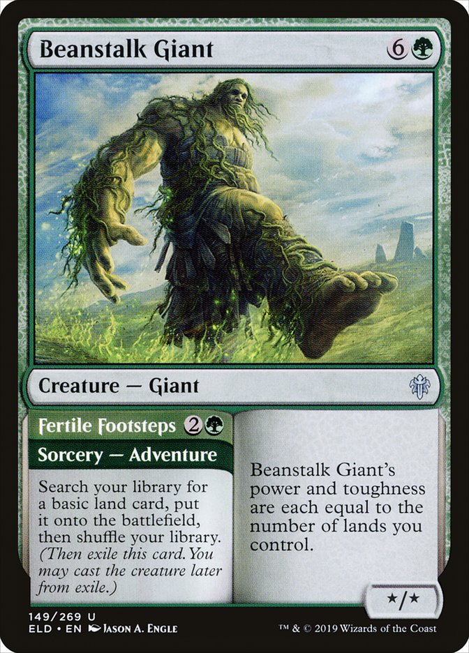 Beanstalk Giant // Fertile Footsteps [Throne of Eldraine] | Game Master's Emporium (The New GME)