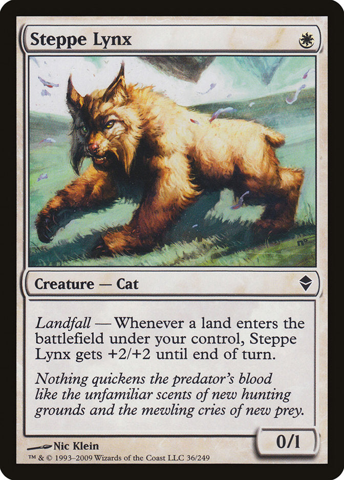 Steppe Lynx [Zendikar] | Game Master's Emporium (The New GME)