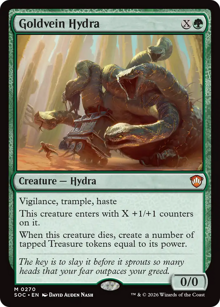 Goldvein Hydra [Secrets of Strixhaven Commander] | Game Master's Emporium (The New GME)