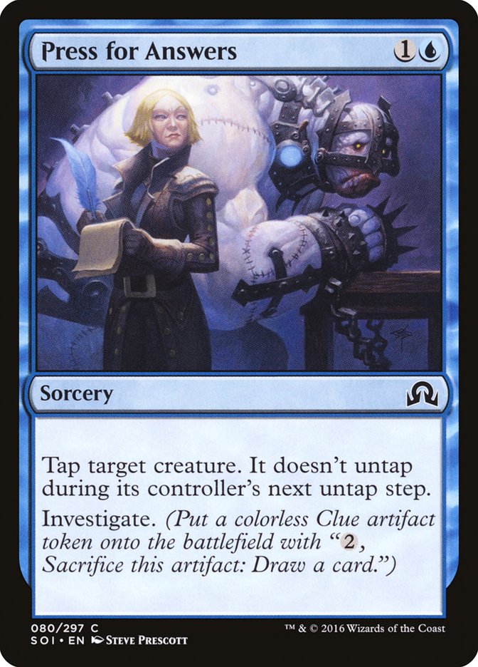 Press for Answers [Shadows over Innistrad] | Game Master's Emporium (The New GME)