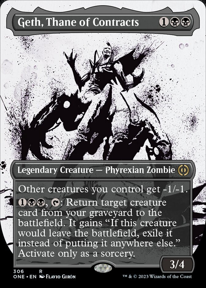 Geth, Thane of Contracts (Borderless Ichor) [Phyrexia: All Will Be One] | Game Master's Emporium (The New GME)