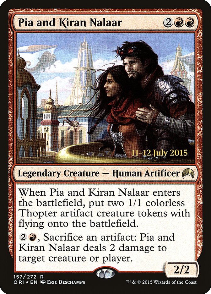 Pia and Kiran Nalaar [Magic Origins Prerelease Promos] | Game Master's Emporium (The New GME)