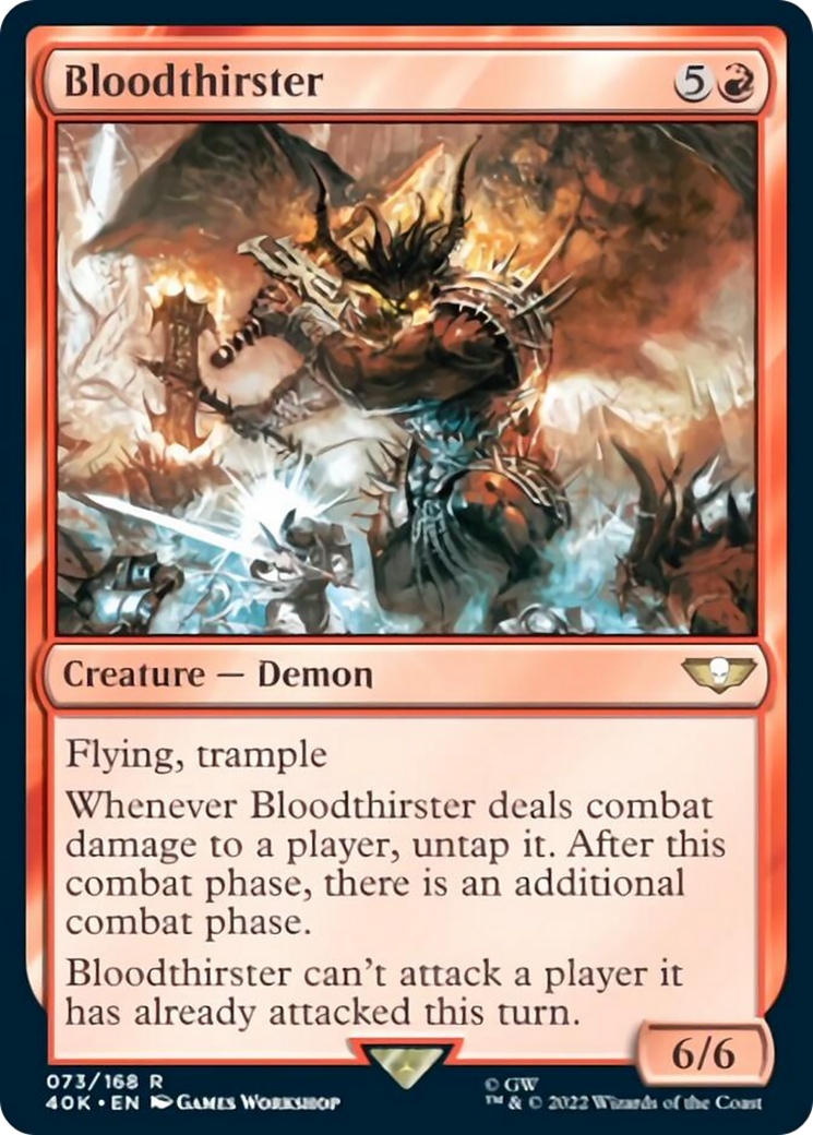 Bloodthirster (Surge Foil) [Warhammer 40,000] | Game Master's Emporium (The New GME)