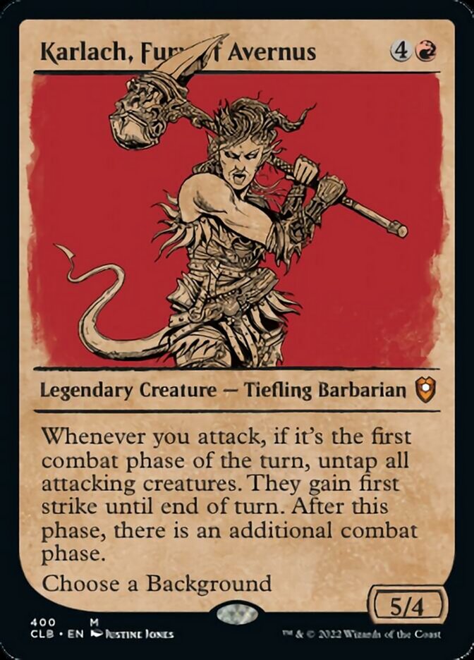 Karlach, Fury of Avernus (Showcase) [Commander Legends: Battle for Baldur's Gate] | Game Master's Emporium (The New GME)