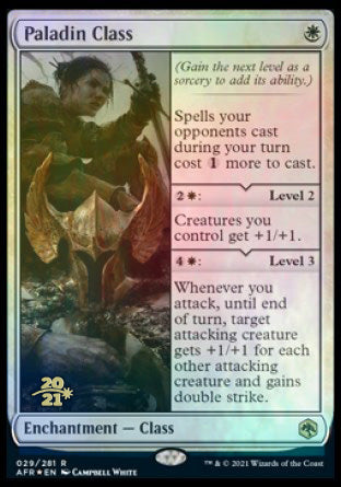 Paladin Class [Dungeons & Dragons: Adventures in the Forgotten Realms Prerelease Promos] | Game Master's Emporium (The New GME)