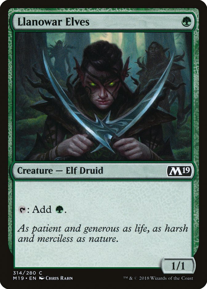 Llanowar Elves [Core Set 2019] | Game Master's Emporium (The New GME)