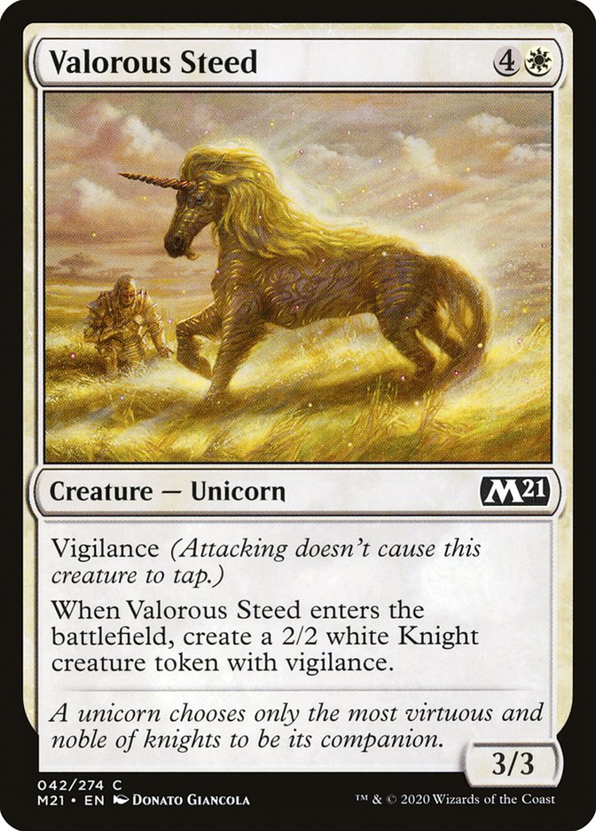 Valorous Steed [Core Set 2021] | Game Master's Emporium (The New GME)