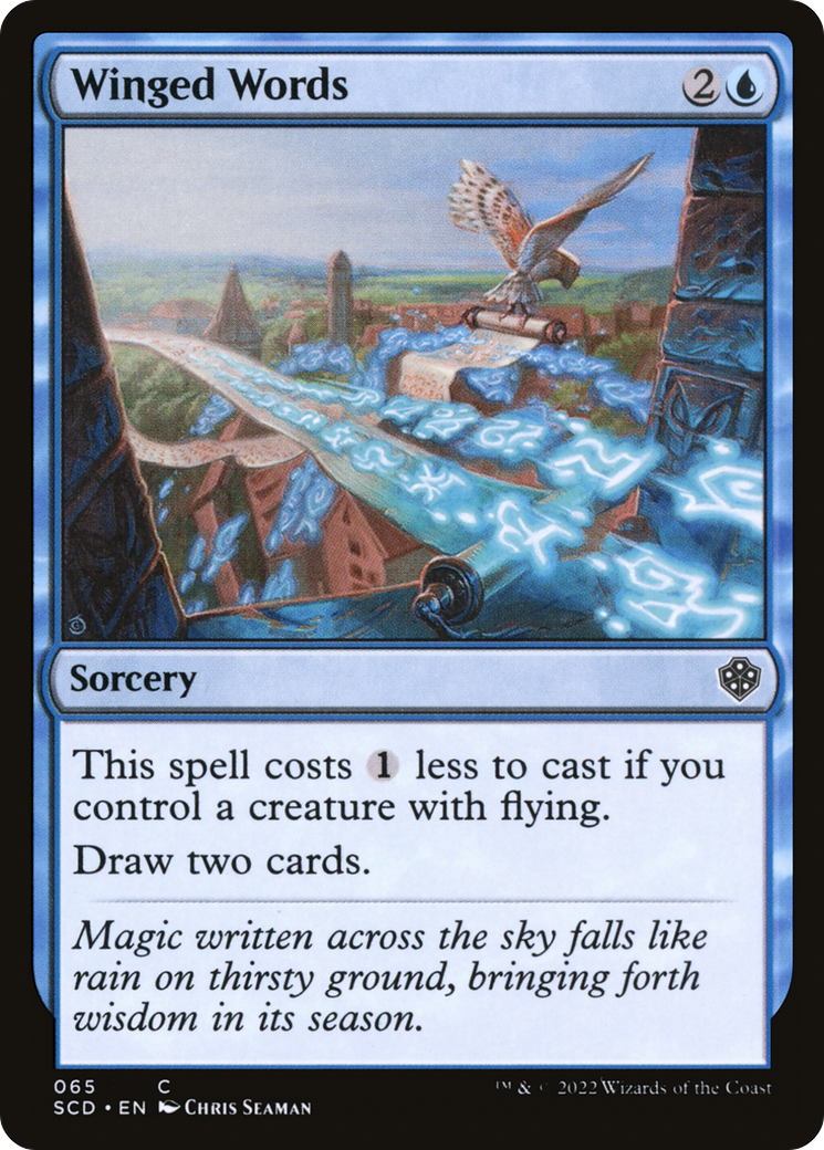 Winged Words [Starter Commander Decks] | Game Master's Emporium (The New GME)