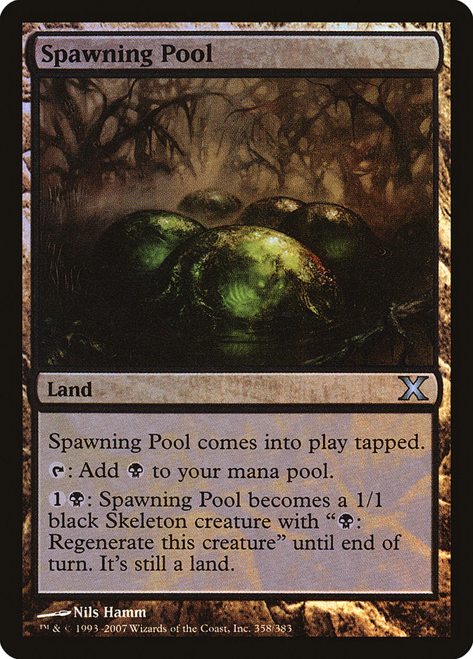 Spawning Pool (Premium Foil) [Tenth Edition] | Game Master's Emporium (The New GME)