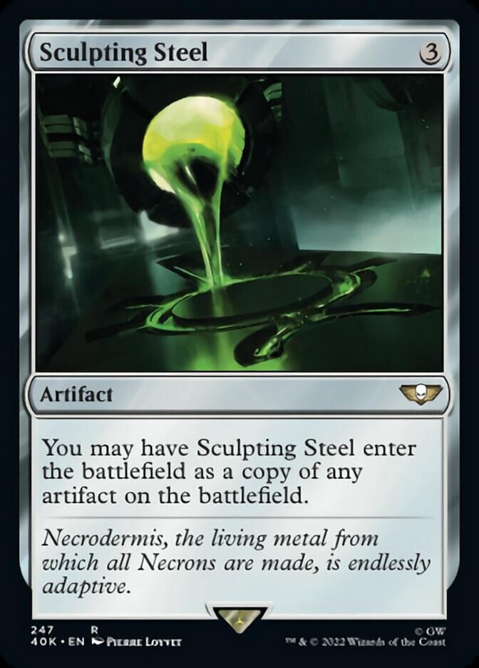 Sculpting Steel (Surge Foil) [Warhammer 40,000] | Game Master's Emporium (The New GME)