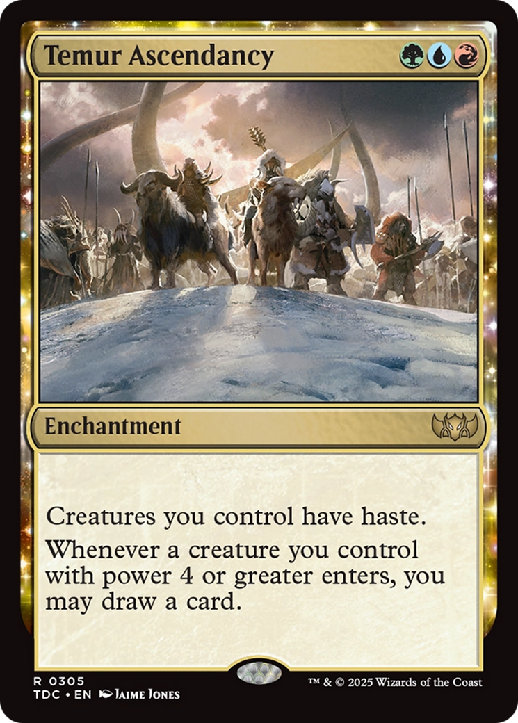 Temur Ascendancy [Tarkir: Dragonstorm Commander] | Game Master's Emporium (The New GME)