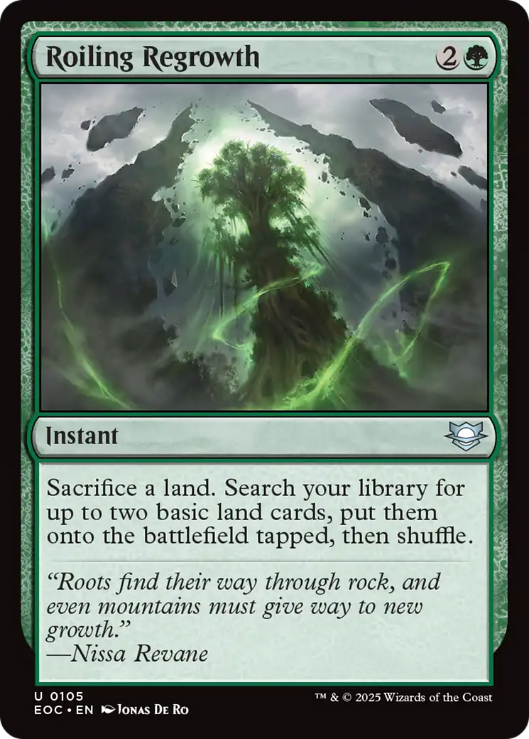 Roiling Regrowth [Edge of Eternities Commander] | Game Master's Emporium (The New GME)