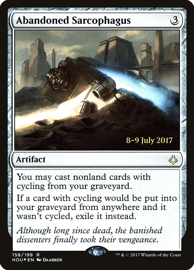 Abandoned Sarcophagus [Hour of Devastation Prerelease Promos] | Game Master's Emporium (The New GME)