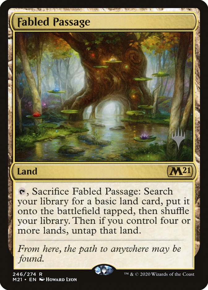 Fabled Passage (Promo Pack) [Core Set 2021 Promos] | Game Master's Emporium (The New GME)
