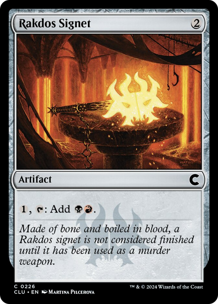 Rakdos Signet [Ravnica: Clue Edition] | Game Master's Emporium (The New GME)
