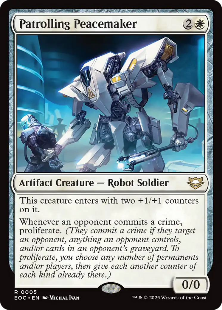 Patrolling Peacemaker [Edge of Eternities Commander] | Game Master's Emporium (The New GME)