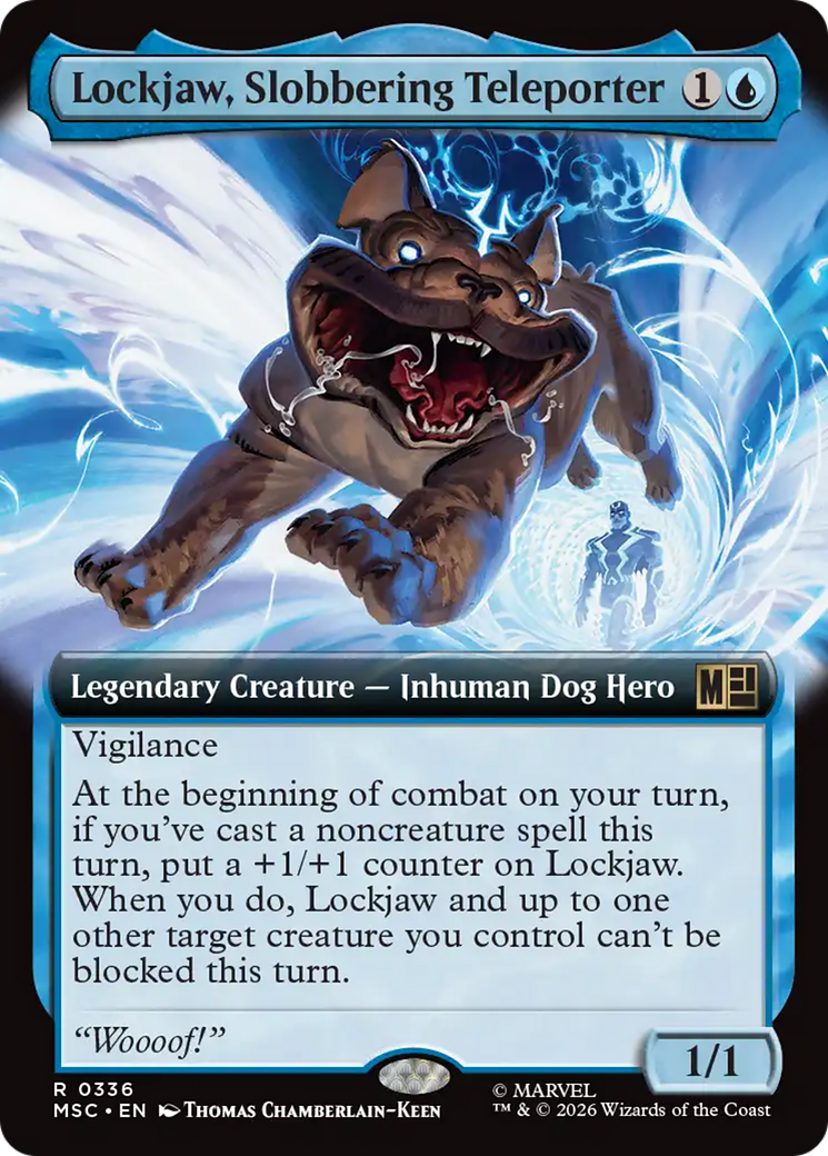 Lockjaw, Slobbering Teleporter (Extended Art) [Marvel Super Heroes Commander] | Game Master's Emporium (The New GME)