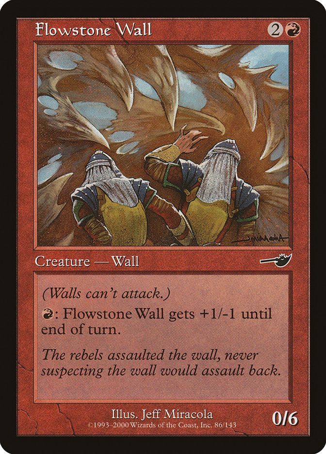 Flowstone Wall [Nemesis] | Game Master's Emporium (The New GME)
