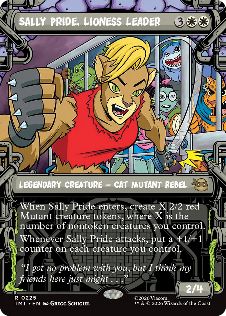 Sally Pride, Lioness Leader (Showcase) [Teenage Mutant Ninja Turtles] | Game Master's Emporium (The New GME)