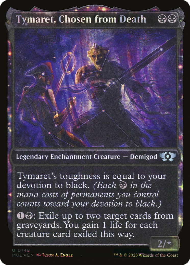 Tymaret, Chosen from Death (Halo Foil) [Multiverse Legends] | Game Master's Emporium (The New GME)