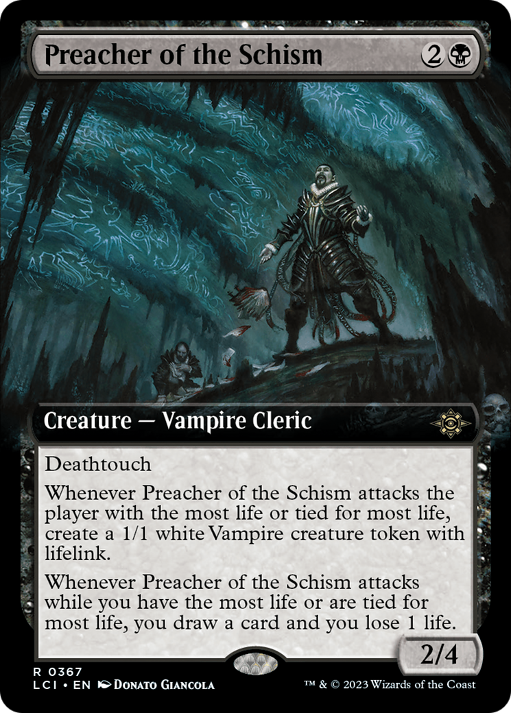 Preacher of the Schism (Extended Art) [The Lost Caverns of Ixalan] | Game Master's Emporium (The New GME)
