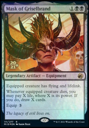 Mask of Griselbrand [Innistrad: Midnight Hunt Prerelease Promos] | Game Master's Emporium (The New GME)