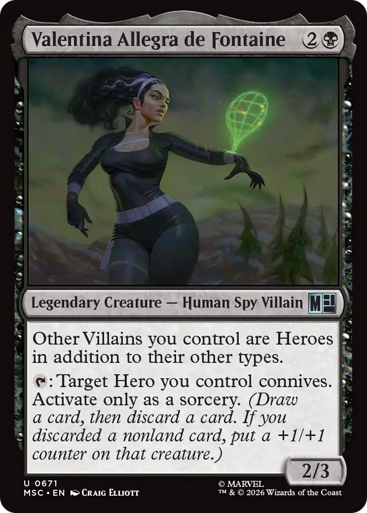 Valentina Allegra de Fontaine [Marvel Super Heroes Commander] | Game Master's Emporium (The New GME)