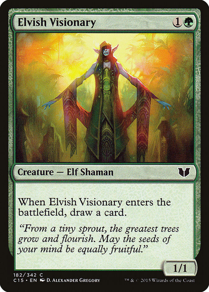 Elvish Visionary [Commander 2015] | Game Master's Emporium (The New GME)