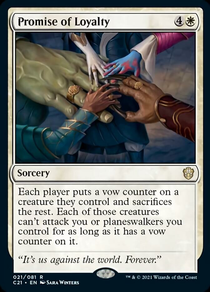 Promise of Loyalty [Commander 2021] | Game Master's Emporium (The New GME)