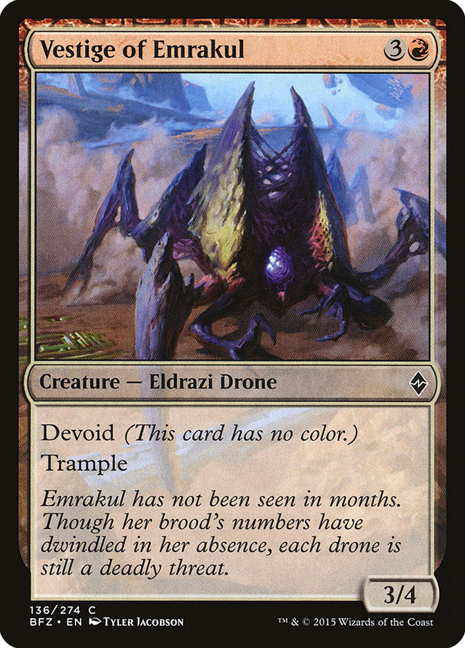 Vestige of Emrakul [Battle for Zendikar] | Game Master's Emporium (The New GME)