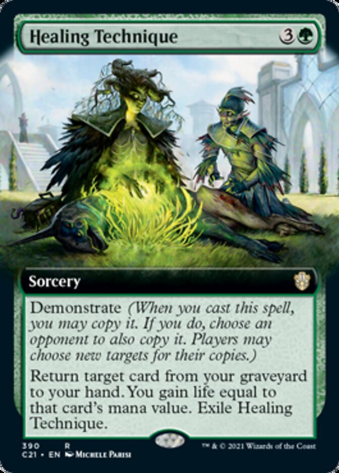 Healing Technique (Extended Art) [Commander 2021] | Game Master's Emporium (The New GME)