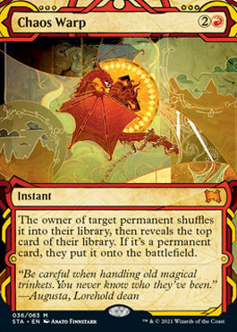 Chaos Warp (Foil Etched) [Strixhaven: Mystical Archive] | Game Master's Emporium (The New GME)