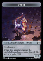 Phyrexian Mite (011) // Drone Double-Sided Token [Phyrexia: All Will Be One Tokens] | Game Master's Emporium (The New GME)